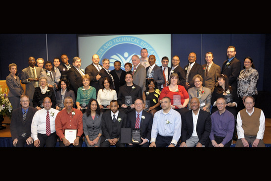 The award recipients and their colleagues. The award recipients and their colleagues. (Miller Photography)