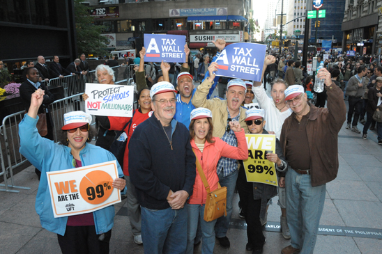 UFTers get into the spirit of the march. (Miller Photography)