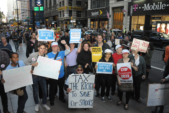 Teachers from throughout the city came together. (Miller Photography)