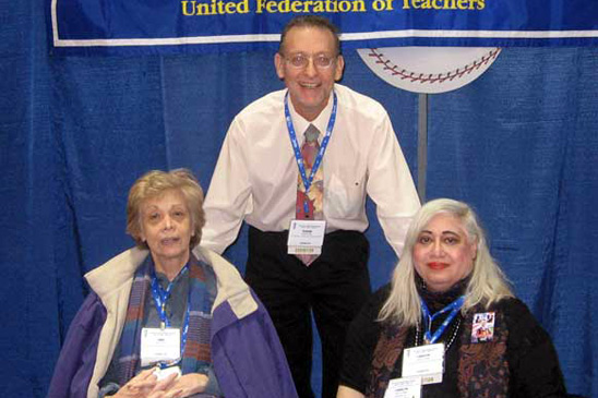 Rubin, Nosoff and Herbst pose for a photograph at the NYSUT RA in April 2009. Rubin, Nosoff and Herbst pose for a photograph at the NYSUT RA in April 2009.
