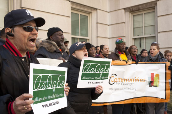 Supporters of the proposed legislation to give communities veto power over propo