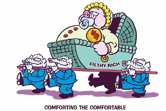 Comforting the comfortable