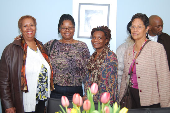 (From left) Deborah Davis, Gail Wesson Spivey, Almarie Walter and Maria Ramos.