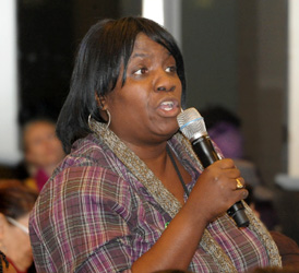 PS 631 Brooklyn Chapter Leader Mavis Yon asks what can be done to help move ATRs