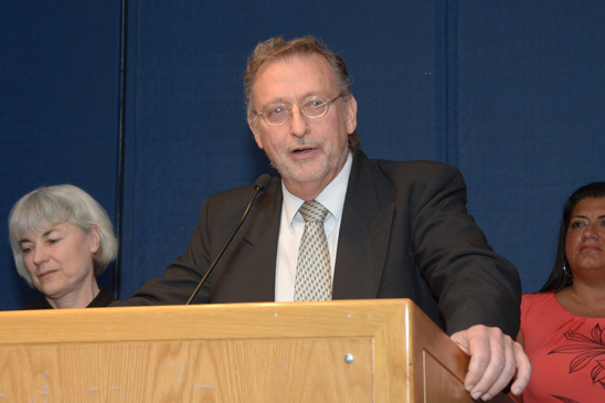 Five educators honored - 7 Gene Rubin, the UFT's liason to the Department of Education Medical Bureau (Miller Photography)