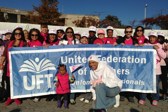 UFT Borough Representative Jose Vargas and members from the Bronx at Orchard Beach. UFT Borough Representative Jose Vargas and members from the Bronx at Orchard Beach.