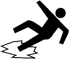 Falling down