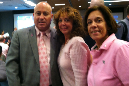 District 26 rep Joe Kessler and teachers at the Delegate Assembly.