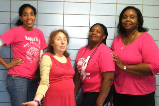 Go pink 2012: Raising awareness for Breast Cancer - Kappa V / MS 513, Brooklyn - 8 Kappa V - MS 518, Brooklyn
