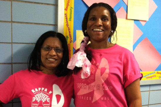 Go pink 2012: Raising awareness for Breast Cancer - Kappa V / MS 513, Brooklyn - 4 Kappa V - MS 518, Brooklyn