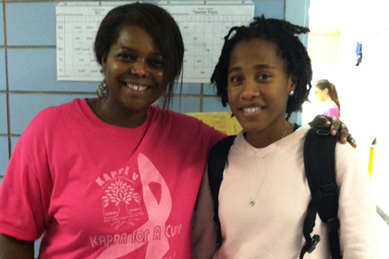 Go pink 2012: Raising awareness for Breast Cancer - Kappa V / MS 513, Brooklyn - 2 Kappa V - MS 518, Brooklyn