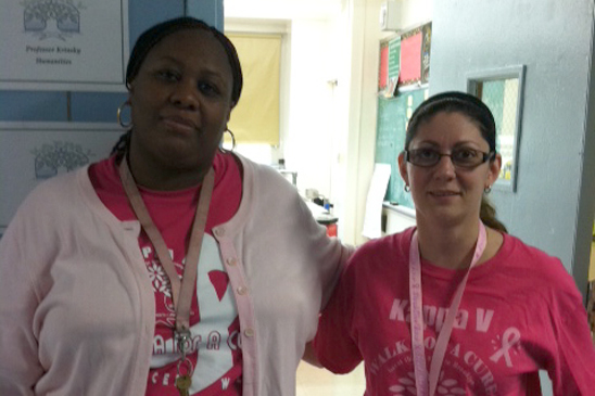 Go pink 2012: Raising awareness for Breast Cancer - Kappa V / MS 513, Brooklyn - 9 Kappa V - MS 518, Brooklyn