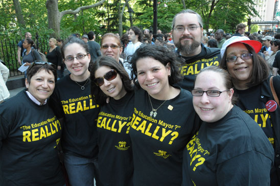 UFTers from PS 14 on Staten Island. (Miller Photography)