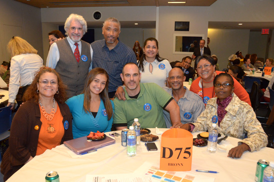 District 75 members from the Bronx’s P 12 and P 75. District 75 members from the Bronx’s P 12 and P 75. (Miller Photography)