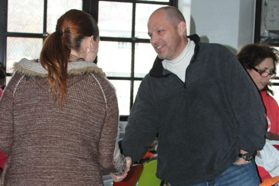 Michael Mulgrew and UFT members collect items for victims of Hurricane Sandy at IS 24, Staten Island. Michael Mulgrew and UFT members collect items for victims of Hurricane Sandy at IS 24, Staten Island.