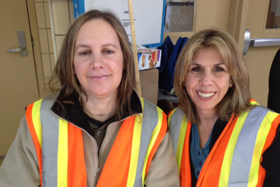 Carmen Mottola PS37 in Staten Island with Maria Pirozzi at Tottenville HS. Carmen Mottola of PS 37 in Staten Island with Maria Pirozzi at Tottenville HS, which gave shelter to hurricane evacuees.