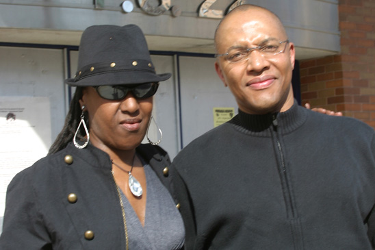 Chapter Leader Denise Williams and UFT District 17 Representative Rick King