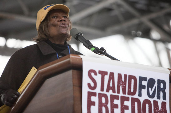 New York State NAACP President Hazel Dukes (Dave Sanders)