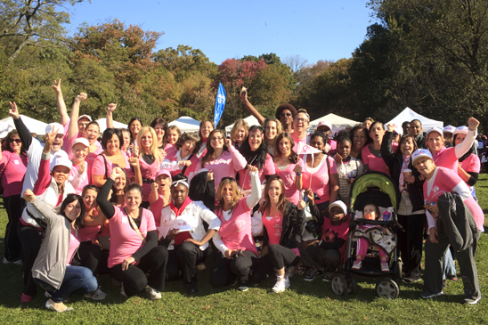 PS 203, Brooklyn, at the Making Strides walk in Prospect Park. PS 203, Brooklyn, at the Making Strides walk in Prospect Park. (Dave Sanders)