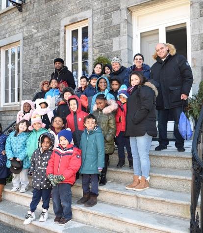 PS 121 students time-traveled to the early 19th century during a class trip to t