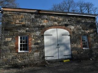 The stone and brick carriage house provided another entryway into the past for s