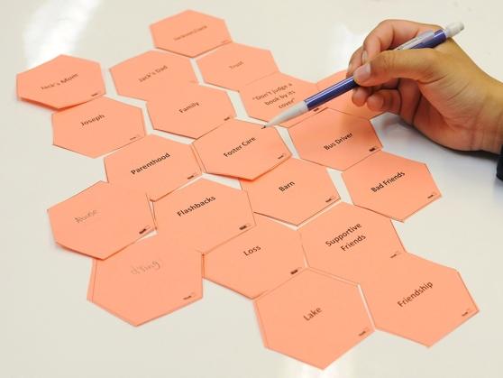 Make connections with hexagonal thinking
