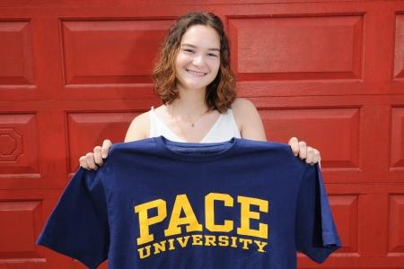 Katie Castrianni of Fort Hamilton HS in Brooklyn will study nursing at the College for Health Professions at Pace University.