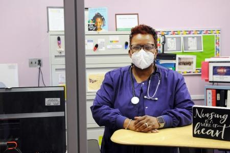 Ponzella Johnson, school nurse