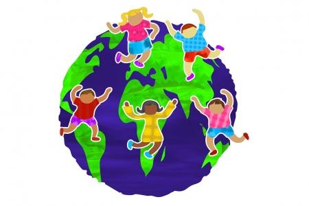 Multicultural Kids Diversity cartoon