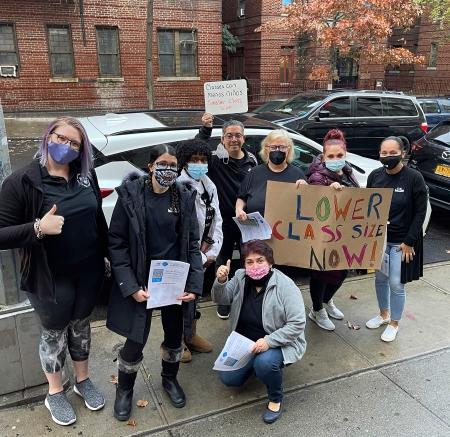 PS 85 in the Bronx took the fight to the streets.
