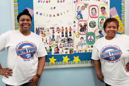 Physical therapist Karen Lewis (left) and occupational therapist Denise Gourdine