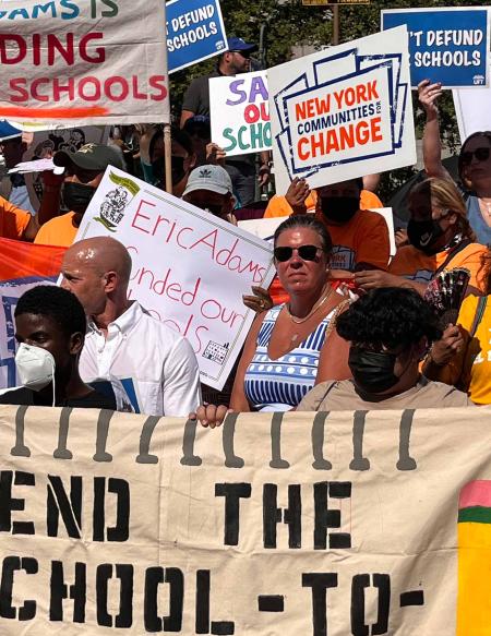 Budget Cuts Protest