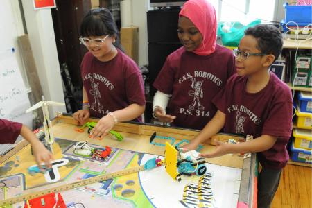 Robotics team members