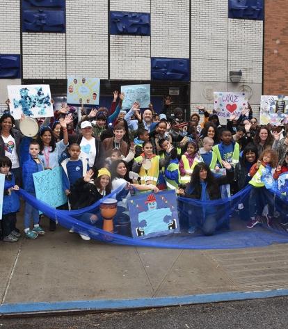 As they get ready to step out, staff, students and parents prove everyone loves 