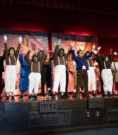 After months of bonding during rehearsals, the students from P53K @ Spring Creek