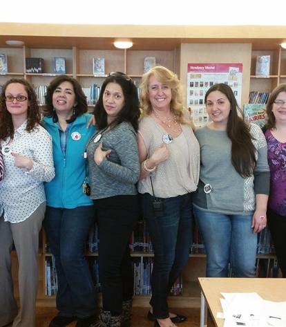 UFT members at PS 1 in Sunset Park got crafty and created their own political bu