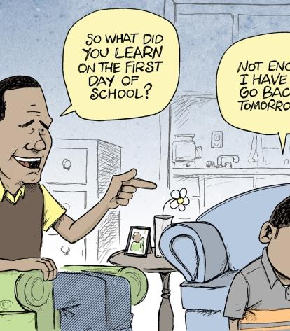 The first day of school