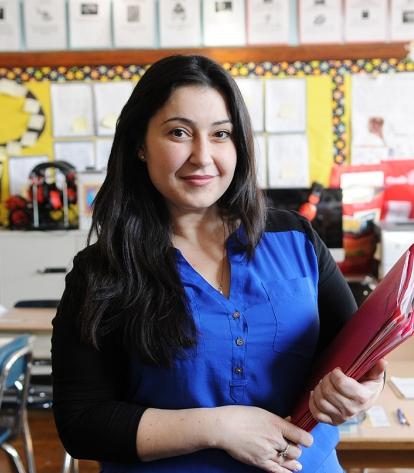 Patricia Ginestri, first-year teacher, PS 151 in Queens