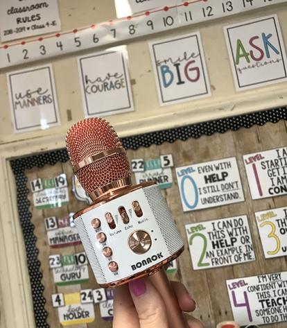 Inside my classroom - microphone