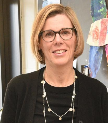 Jane Higgins, Green’s 9th-grade English teacher who now teaches at CUNY’s Lehman