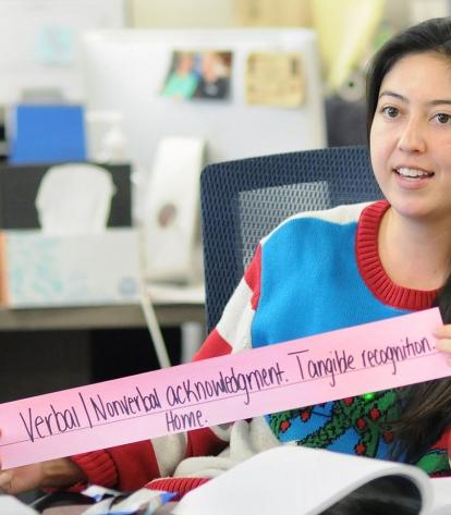 Math teacher Brittany Clark summarizes strategies for dealing with student behav