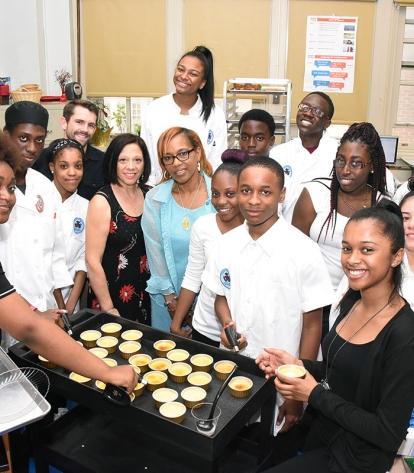At the Cultural Academy for the Arts and Sciences in East Flatbush, Brooklyn, st