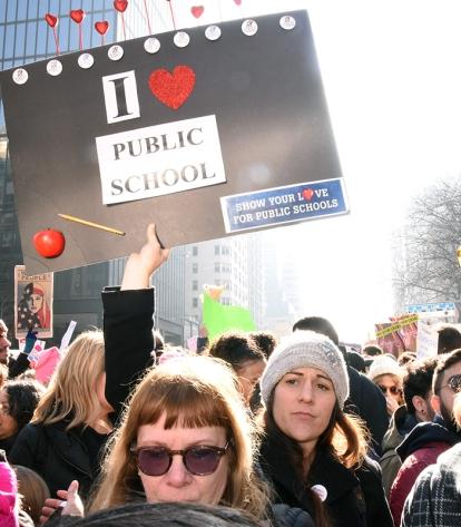 A message of support for public schools in New York City.