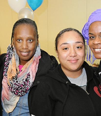 P 12 paraprofessionals (from left) Teriann Smith, Linda Pierce, Vicky Gonzalez a