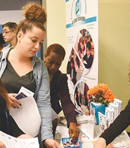 At the Manhattan event’s exhibit fair on Nov. 6 at UFT headquarters, Alessandra 