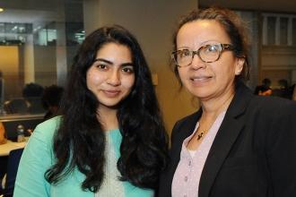 AP biology teacher Isabel Hernandez spotted William Cullen Bryant HS senior Ryan