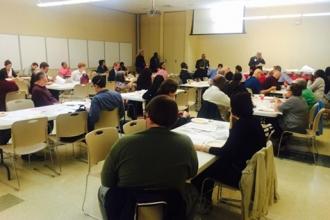 Over 75 chapter leaders and high school activists gathered on Nov. 5 in the Bron