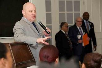 UFT President Michael Mulgrew reinforces the importance of building chapter stre