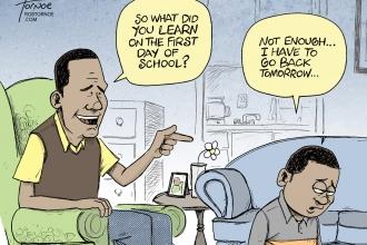 The first day of school