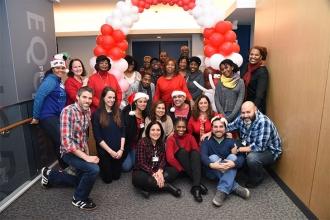 UFT volunteers helped make the day special for their guests.